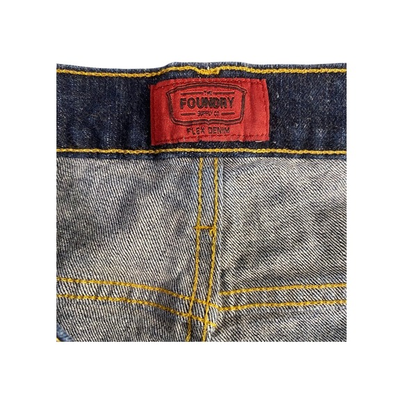 Foundry Flex Denim Jeans Men Size 48x29 Straight Leg Blue Wash - Picture 6 of 8